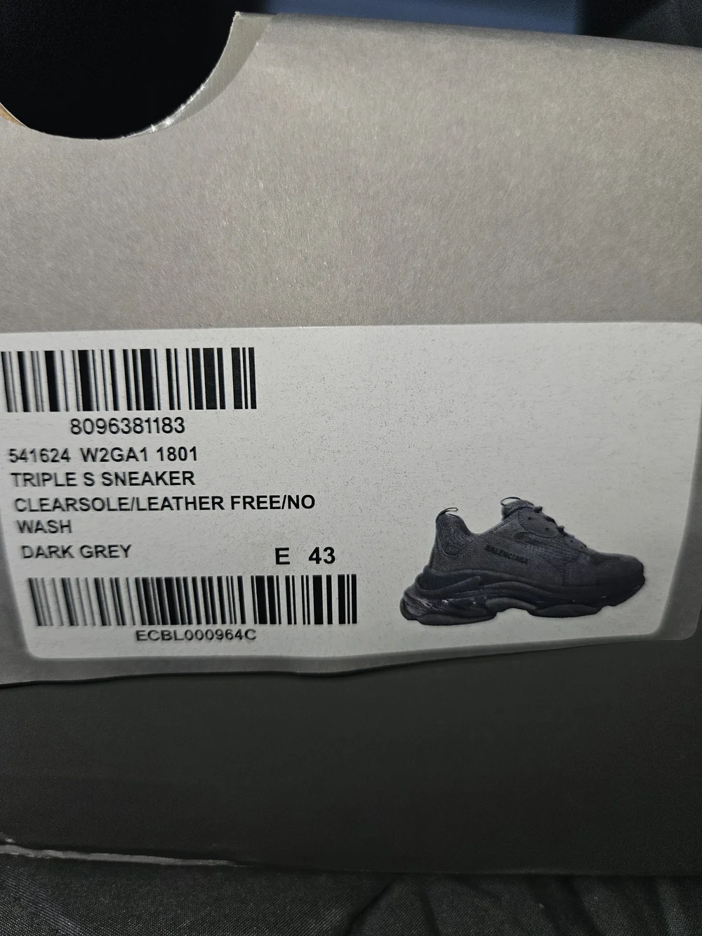 Balenciaga bold triple